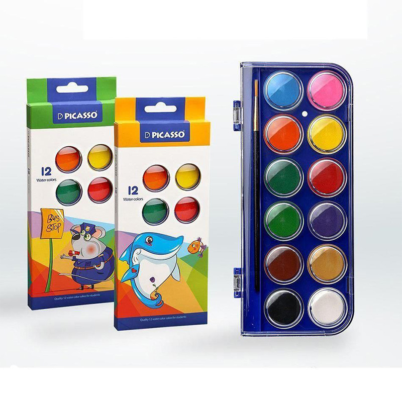 آبرنگ ۱۲ رنگ پیکاسو